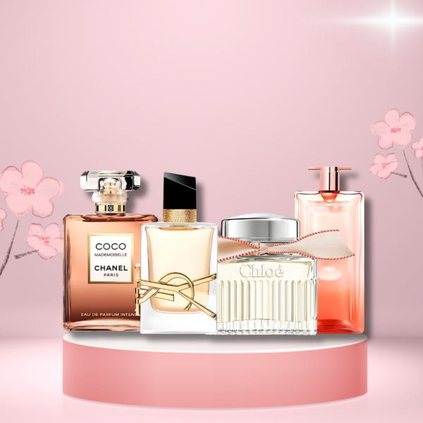 Set di 4 Profumi Dior Jadore + La Vie Est Belle + Chanel N5 + Mon Paris 100ML