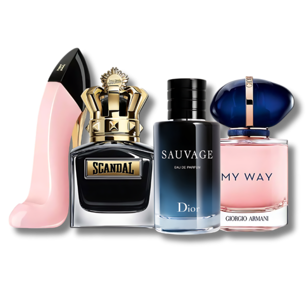 Set di 4 Profumi  Good Girl Blush + Scandal + Sauvage + My Away 100ml - immagine 2