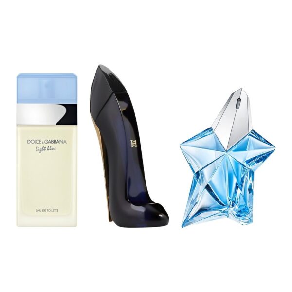 Set di 3 Profumi Light Blue + Good Girl + Angel 100ml - immagine 2