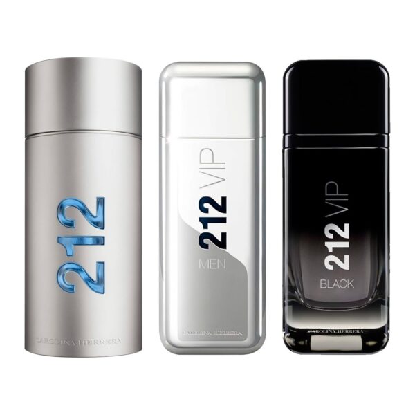 Set di 3 Profumi 212 VIP + 212 VIP MEN + 212 Black 100ml