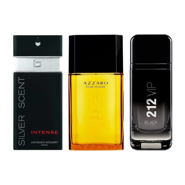 Set di 3 Profumi Silver Scent + Azzaro + 212 Black 100ML