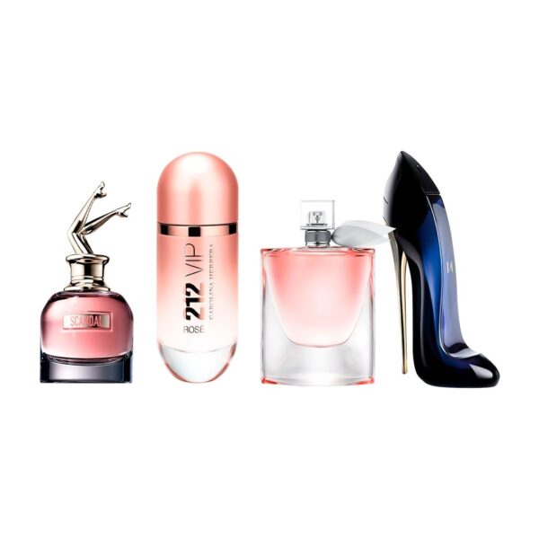 Set di 4 Profumi Scandal + 212 VIP Rosé + La Vie est Belle + Good Girl 100ml - immagine 2