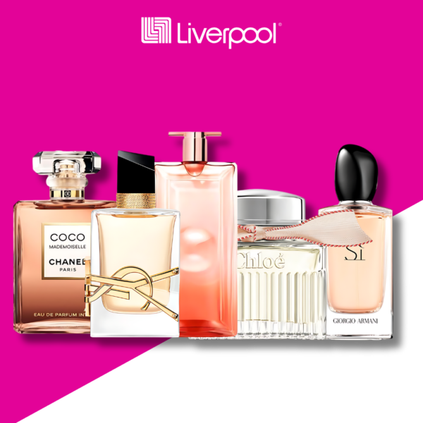 Set di 5 Profumi Libre + Mademoiselle + Idolê + Chloé + Si Armani 100ml
