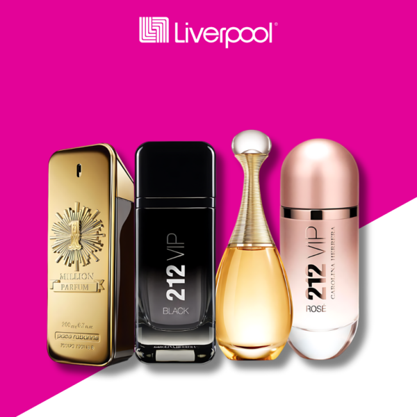 Set di 4 Profumi 1 Million + Jadore + 212 VIP Rosé + 212 VIP Black 100ml