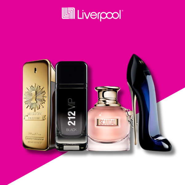 Set di 4 Profumi One Million + Scandal + Good Girl + 212 VIP Black 100ml