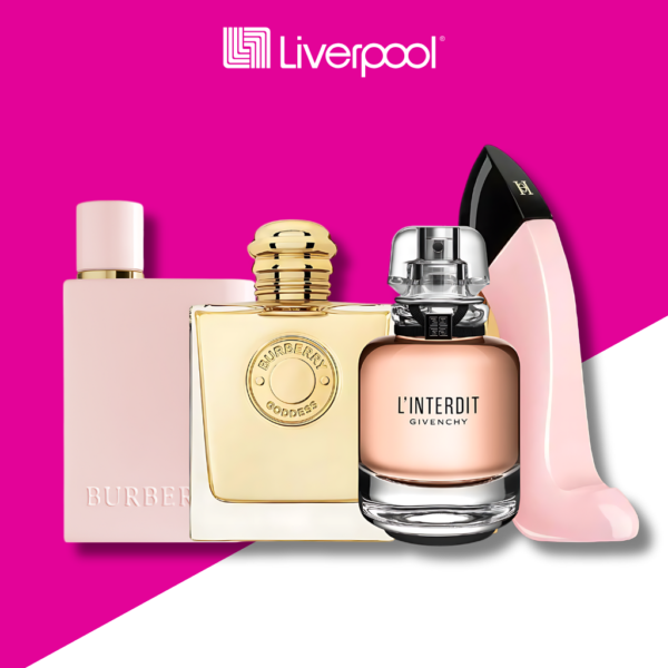 Set di 4 Profumi Burberry Her + Burberry Godness + L'interdit + Good Girl Blush 100ml