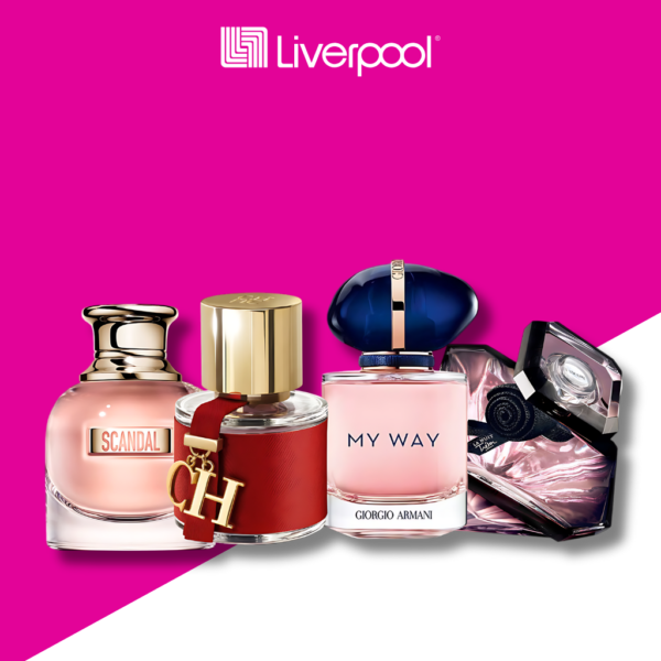 Set di 4 Profumi Carolina Herrera CH + Scandal + Trésor + My Away 100ml