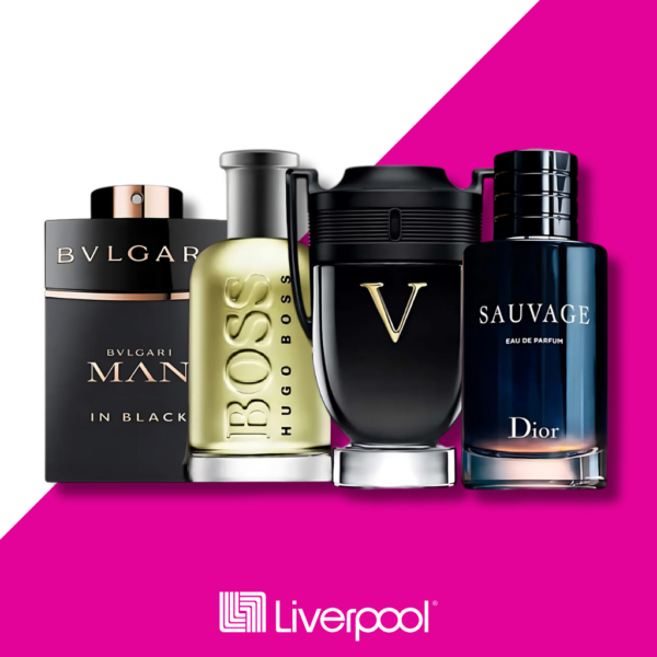 Set di 4 Profumi Bvlgari + Hugo boss + Invictus + Sauvage 100ML