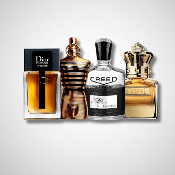Set di 4 Profumi Dior Homme Intense + Creed Aventus + Scandal Absolu + Le Male Elixir 100ML - immagine 2