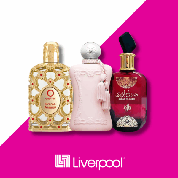 Set di 3 Profumi Royal Amber by Orientica + Delina Style + Sabah Al Ward 100ml